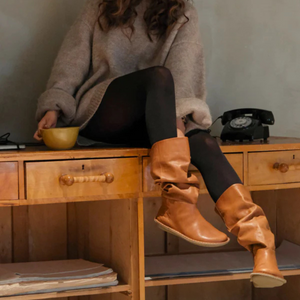 WOODSTOCK Nahka Konjakinruskea