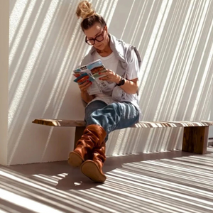 WOODSTOCK Nahka Konjakinruskea