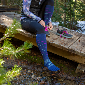 Lumi pohkeen yli - Varvassukat talviurheiluun - Injinji