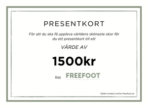 Freefoot Ruotsin lahjakortti