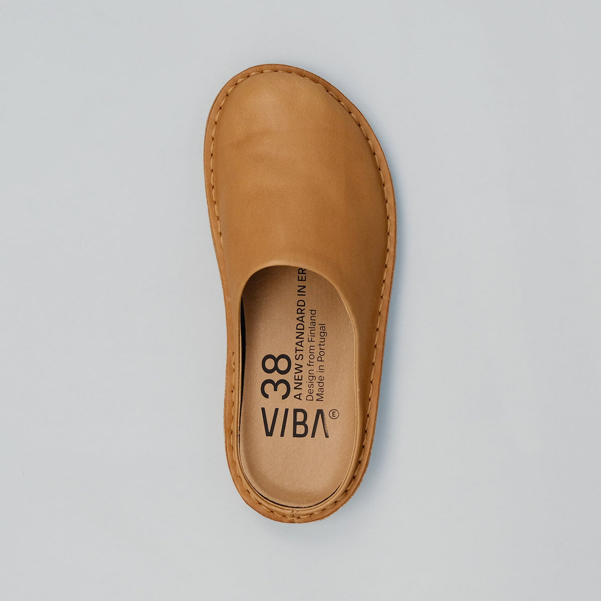 Vibae Roma Leather Unisex Fawn Tan